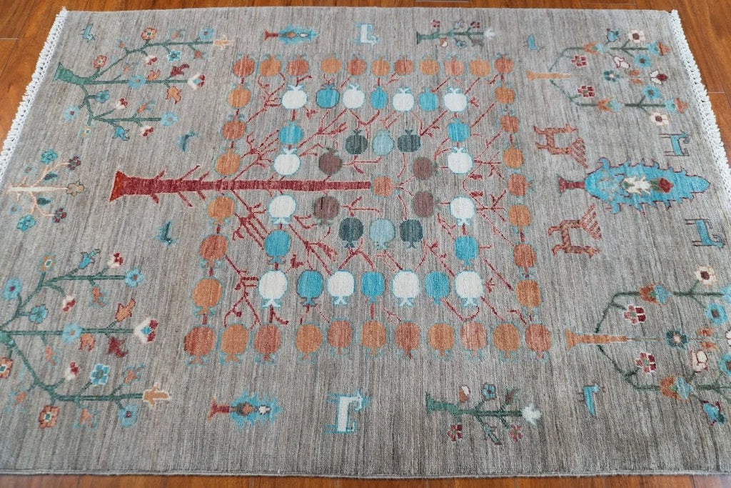 3'6"x4'11" Gabbeh, Tribal