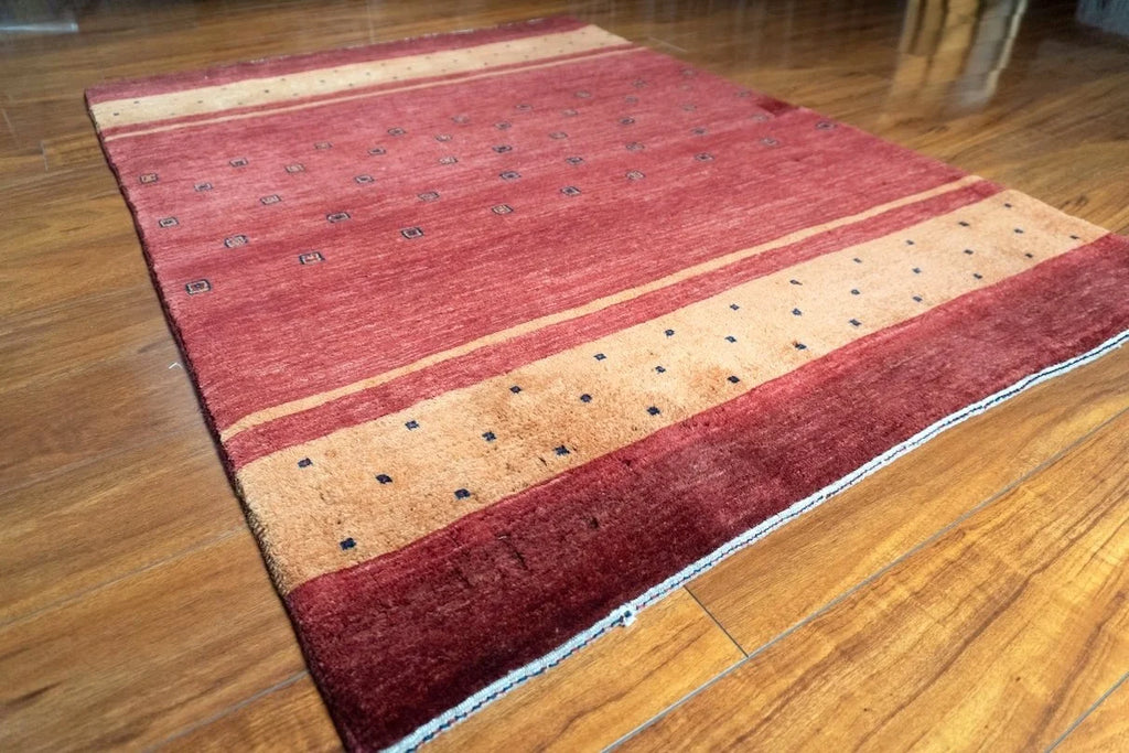 3'6"x4'8" Gabbeh, Tribal