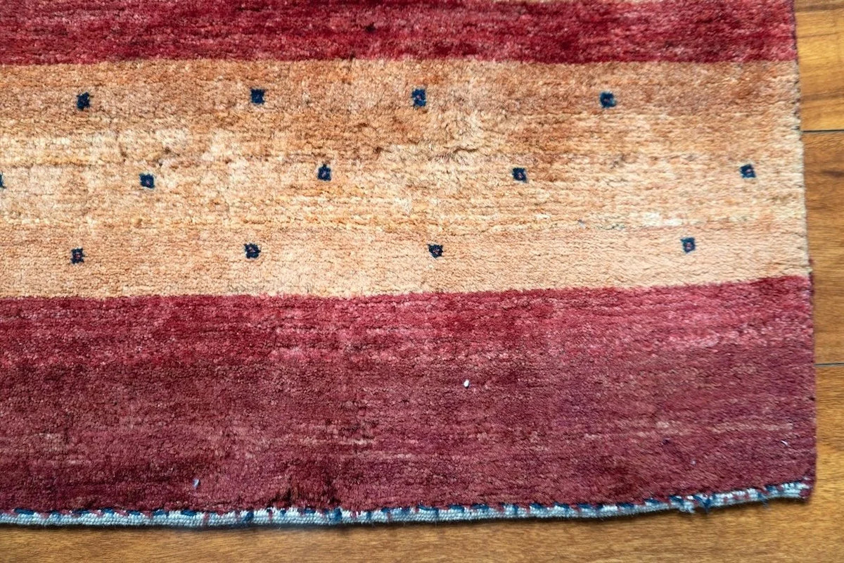 3'6"x4'8" Gabbeh, Tribal