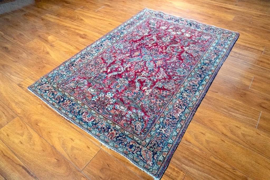 3'3"x5'4" Sarouk, Antique
