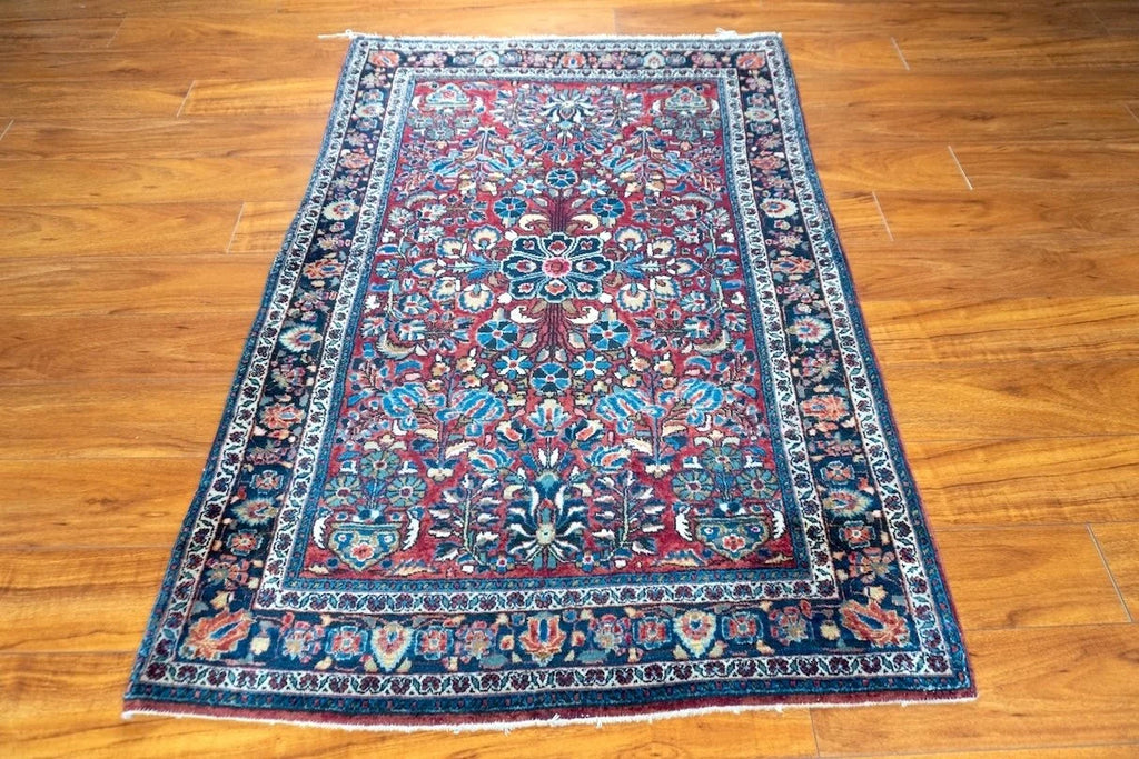 3'5"x5' Antique Persian Sarouk