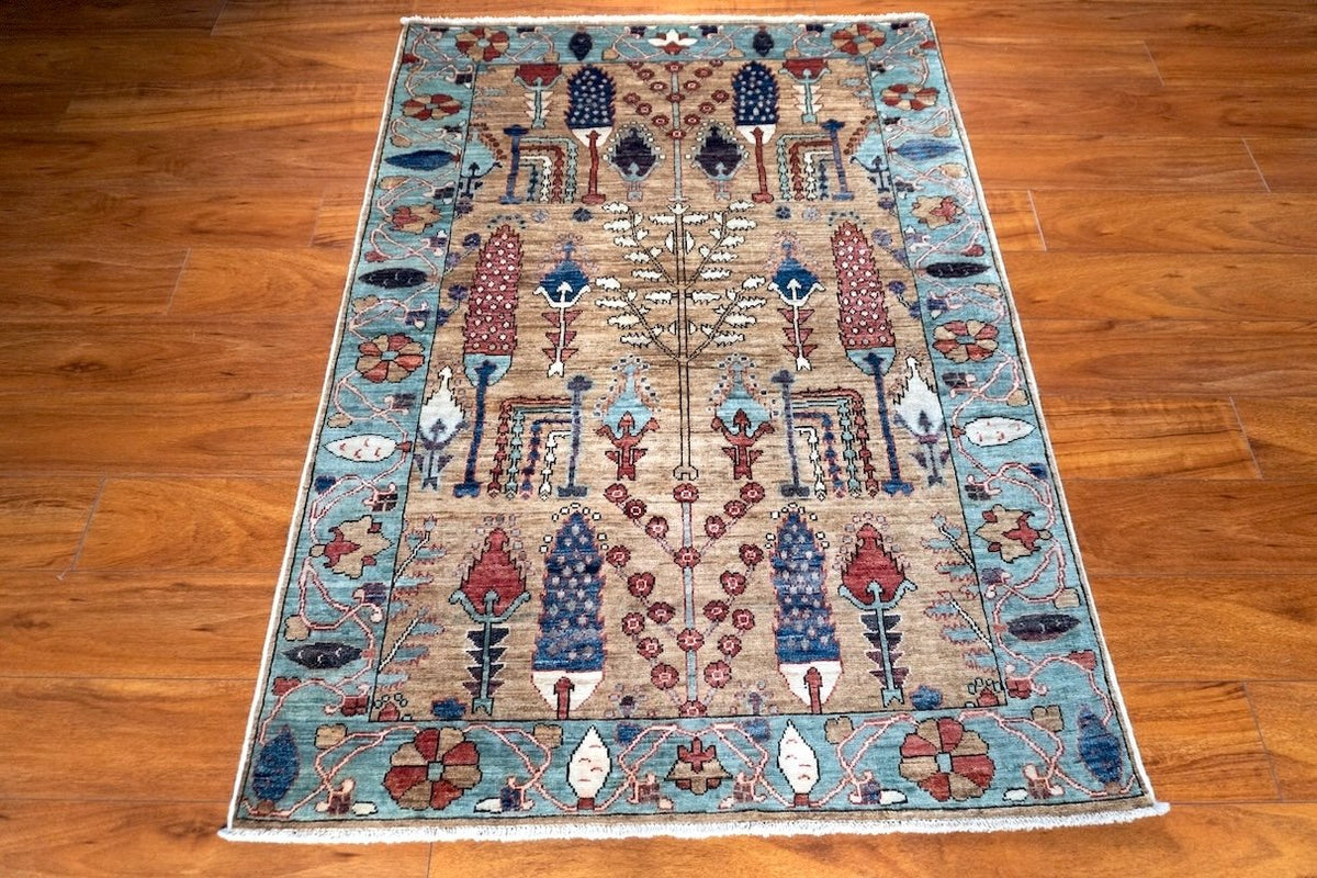 3'6"x4'10" Bakhshayesh, Tribal