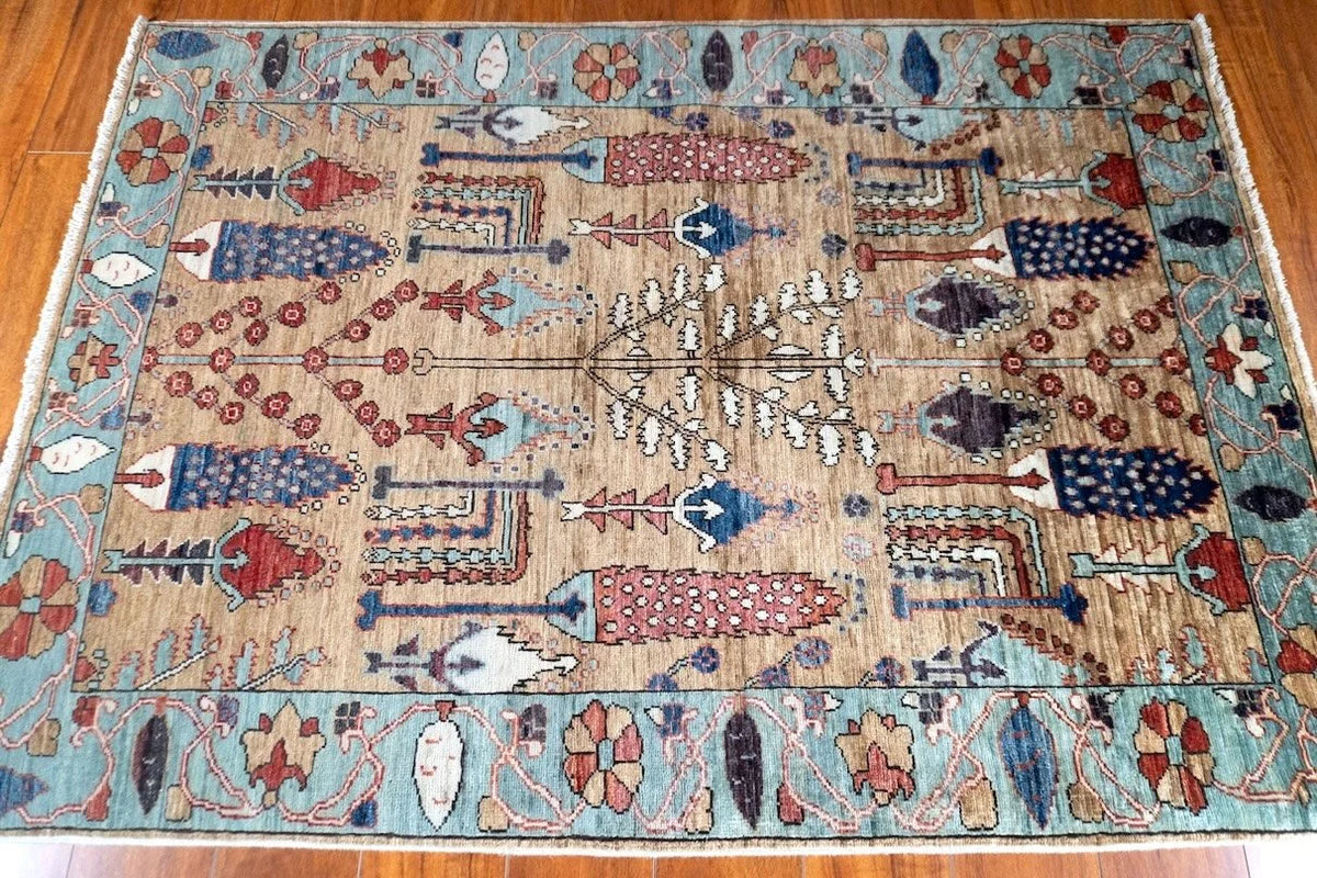 3'6"x4'10" Bakhshayesh, Tribal