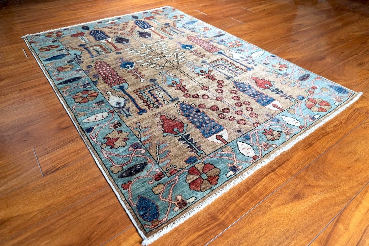 3'6"x4'10" Bakhshayesh, Tribal