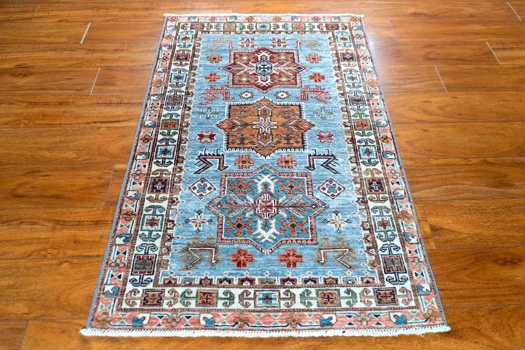 2'8"x3'11" Kazak, Tribal