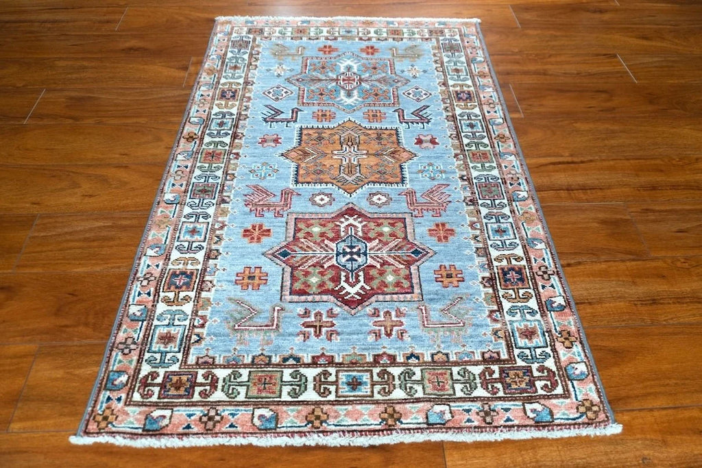 2'8"x3'11" Kazak, Tribal