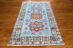 2'8"x3'11" Kazak, Tribal