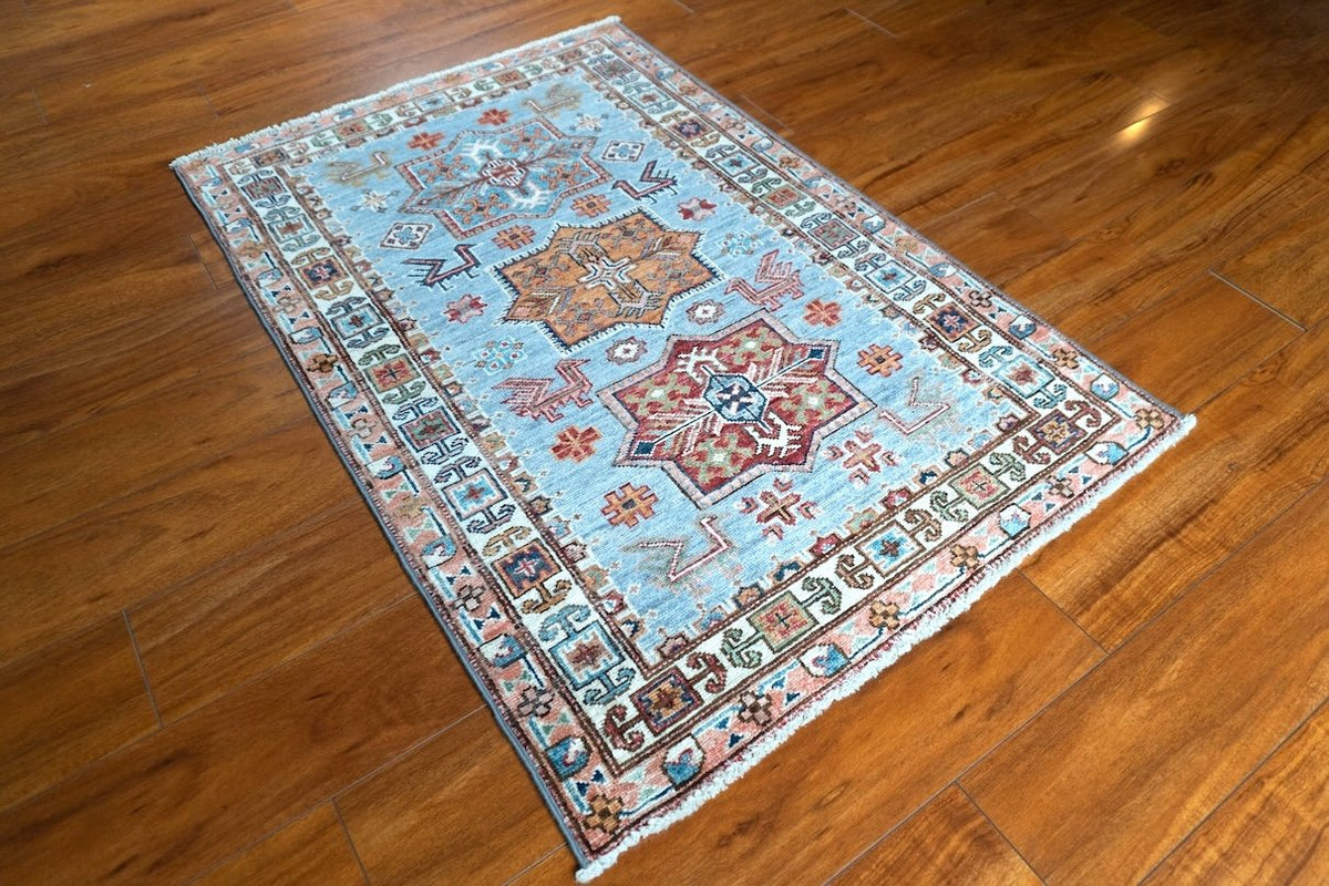 2'8"x3'11" Kazak, Tribal