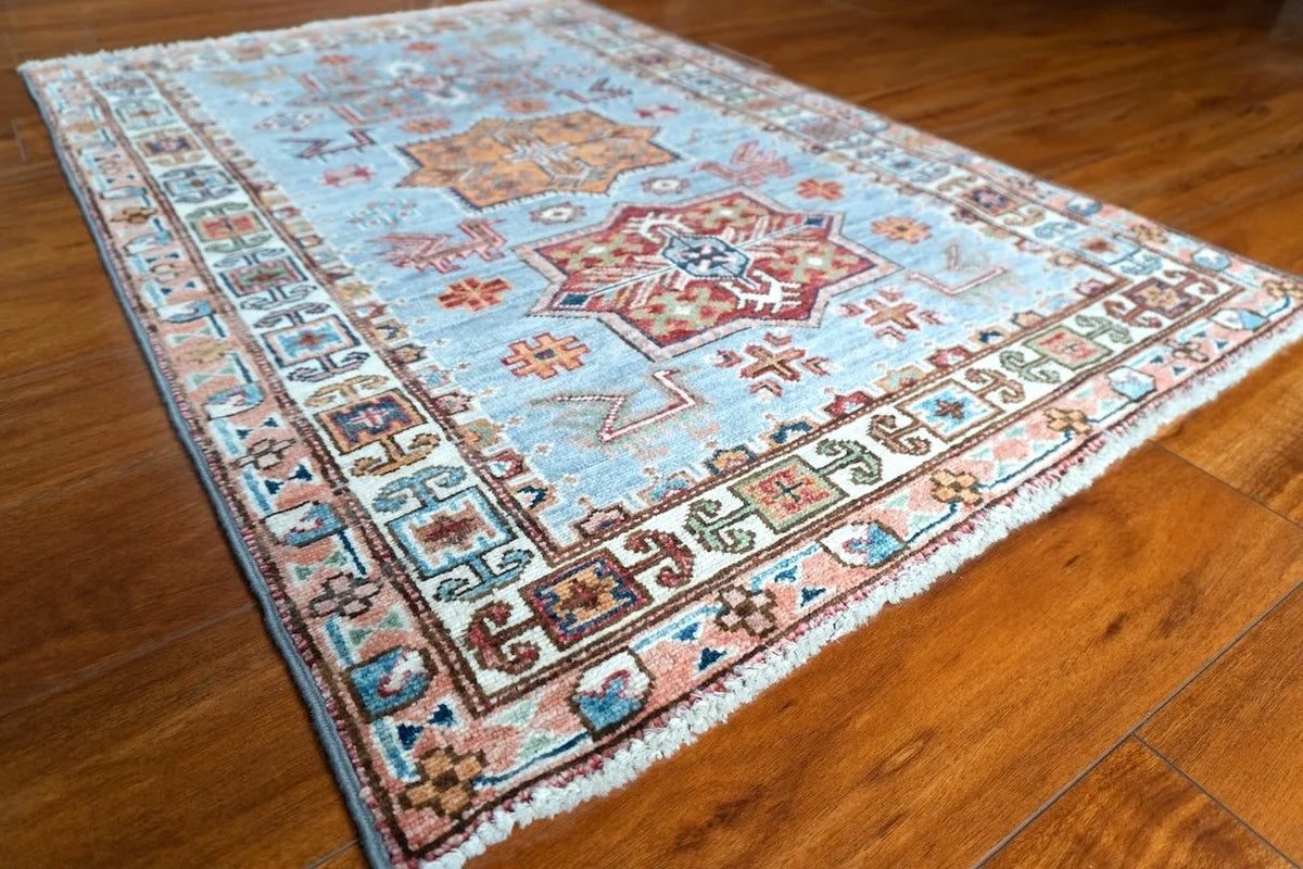 2'8"x3'11" Kazak, Tribal