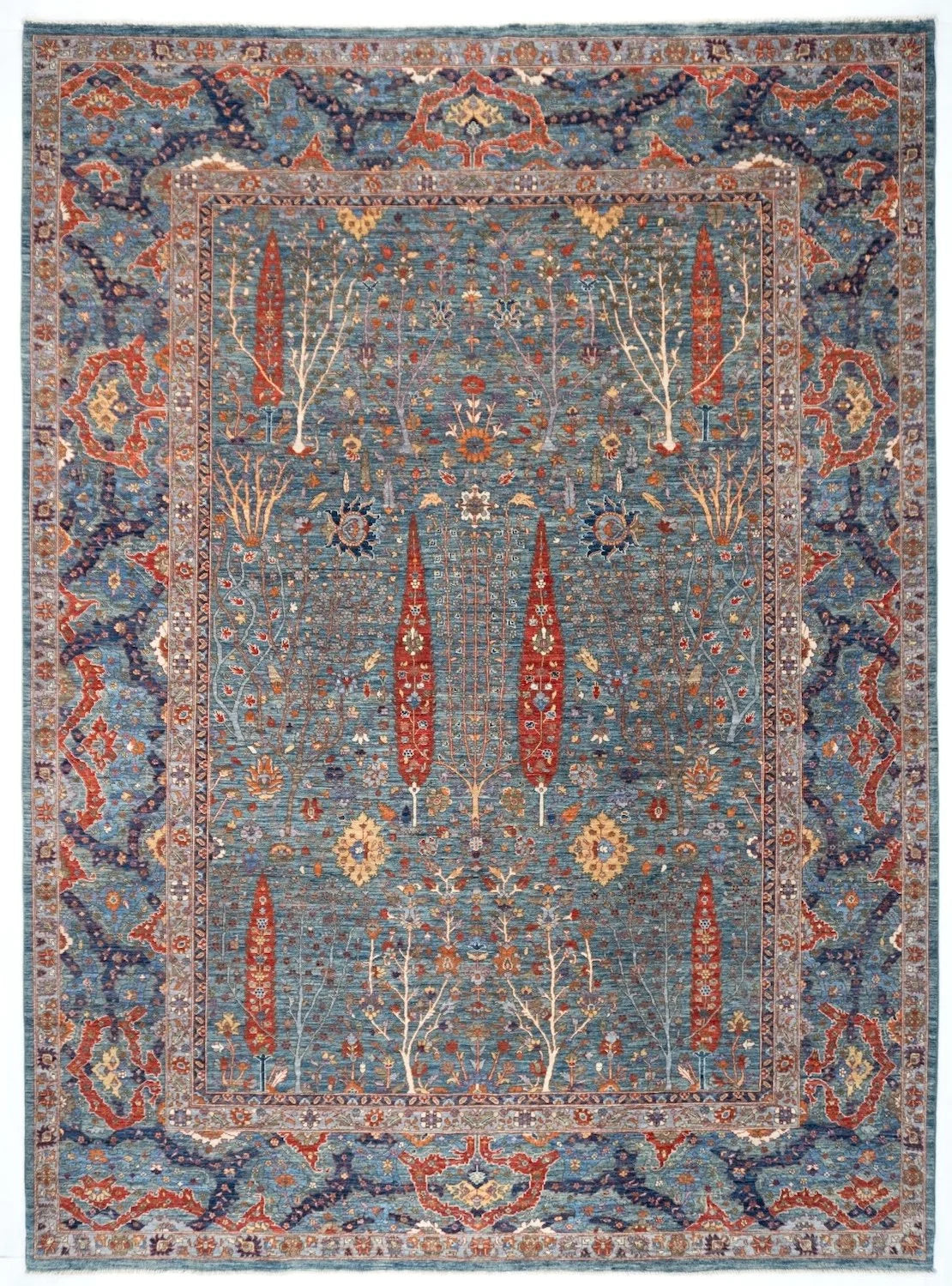 9x12 Cypress Afghan Tribal Rug