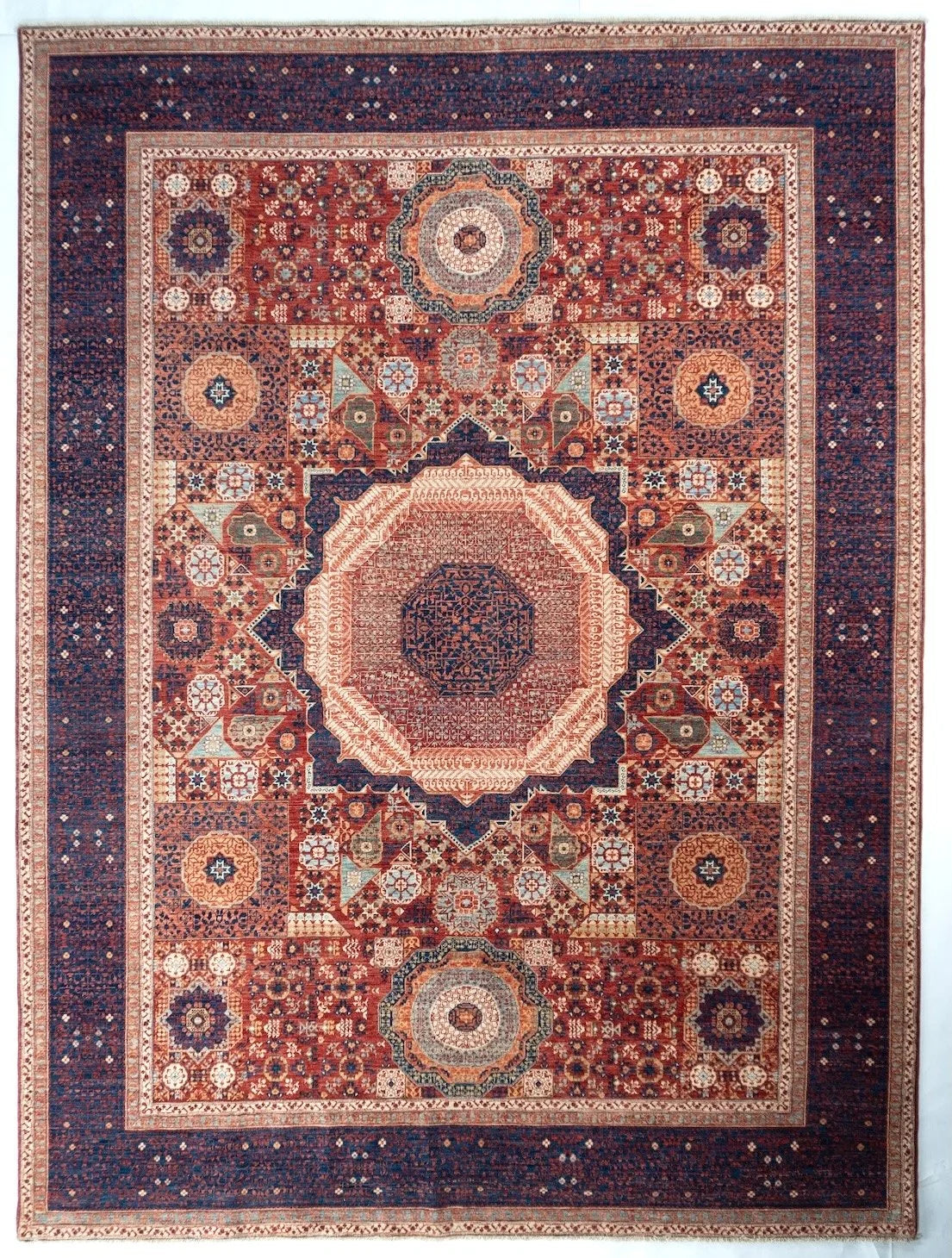 9x12 Mamluk Afghan Tribal Rug
