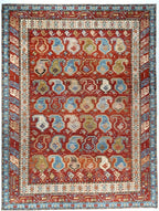 9x12 Afshar Afghan Tribal Rug