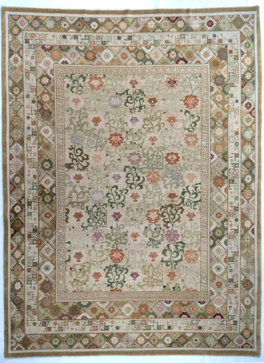 9x12 River Afghan Traditional Rug
