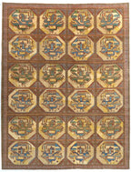 9x12 Dragon Afghan Tribal Rug