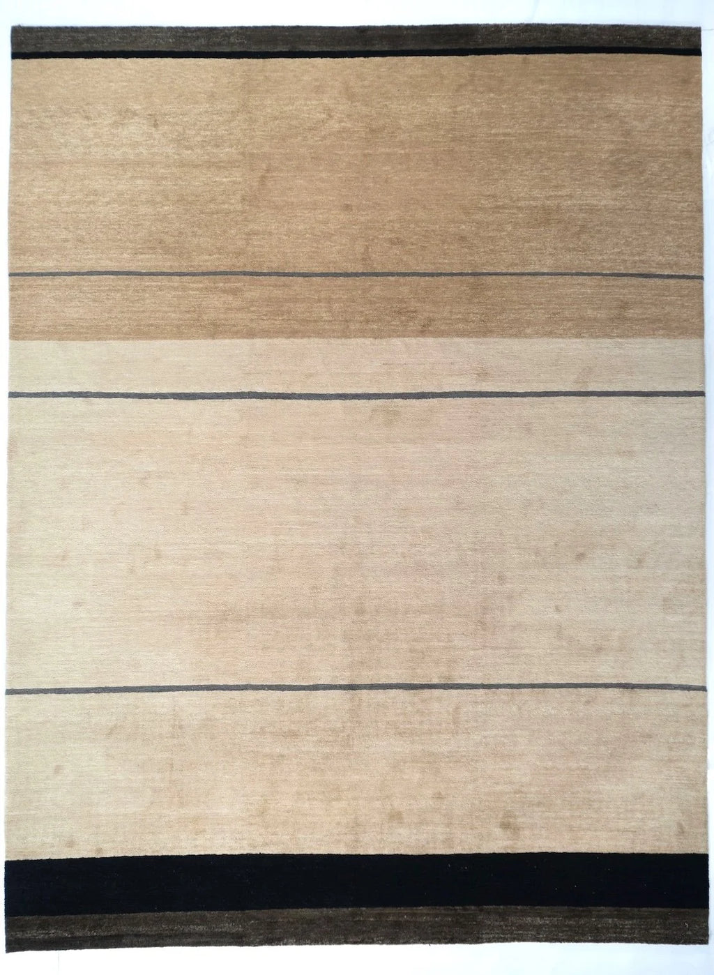 9x12 Stripe Nepali Transitional Rug