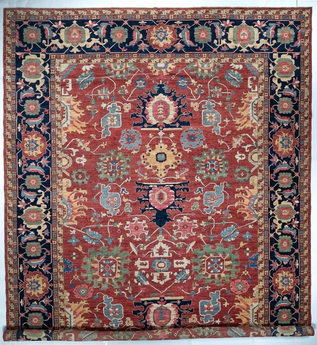 12x15 Serapi Afghan Tribal Rug