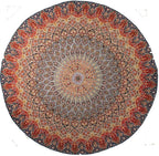 Square/Round Gonbad Persian Traditional Rug