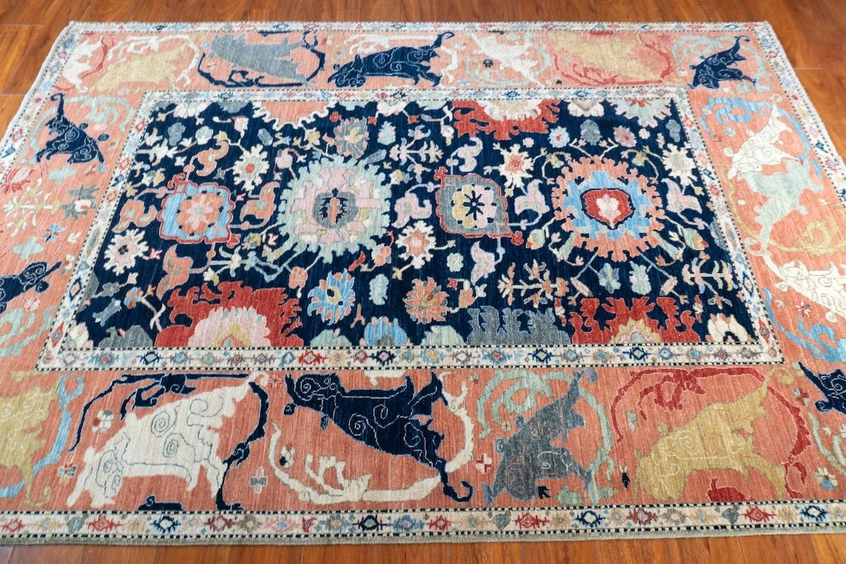 5'7"x8'2" Bijar, Tribal