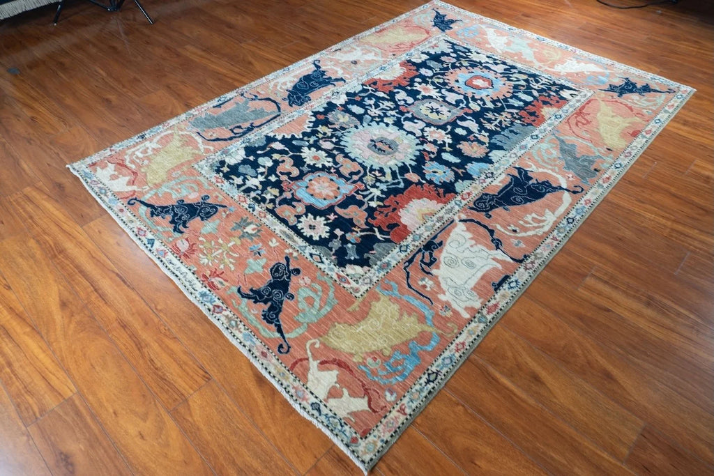 5'7"x8'2" Bijar, Tribal