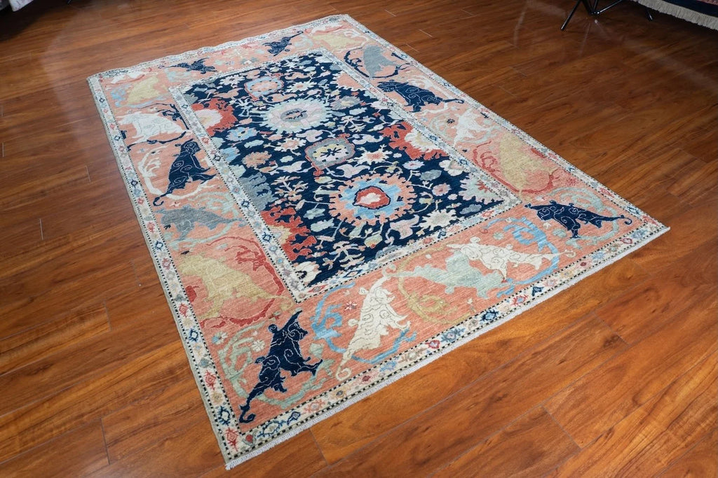 5'7"x8'2" Bijar, Tribal