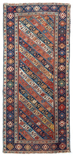 Runner Gendji Caucasian Antique Rug