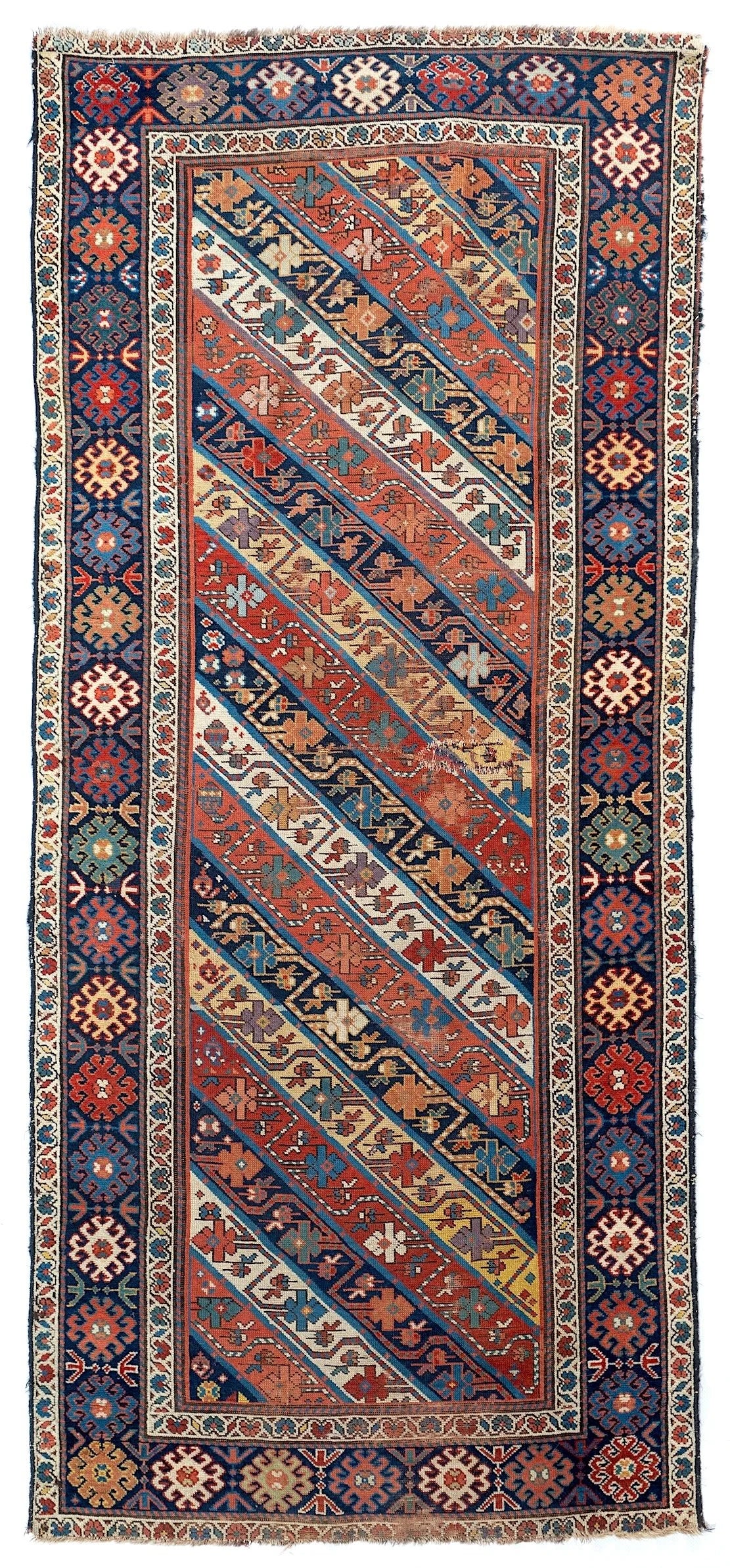 Runner Gendji Caucasian Antique Rug