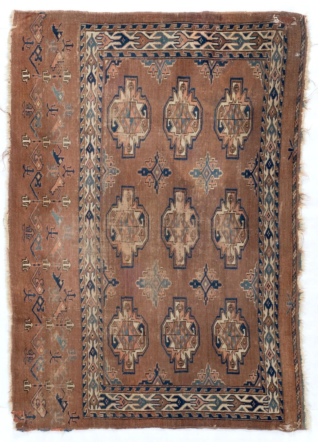 3x5 Yomud Turkish Antique Rug