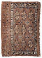 3x5 Yomud Turkish Antique Rug