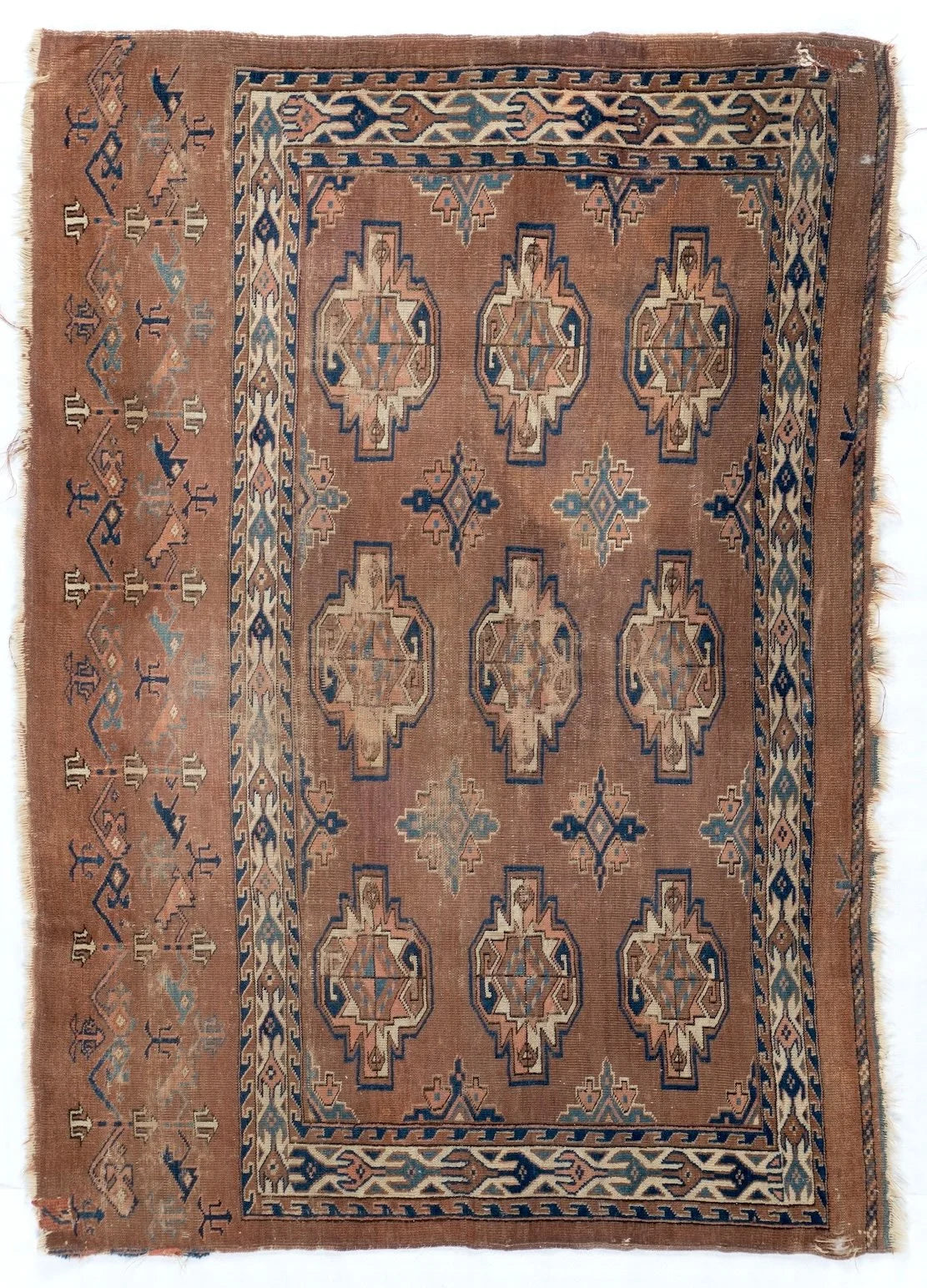 3x5 Yomud Turkish Antique Rug