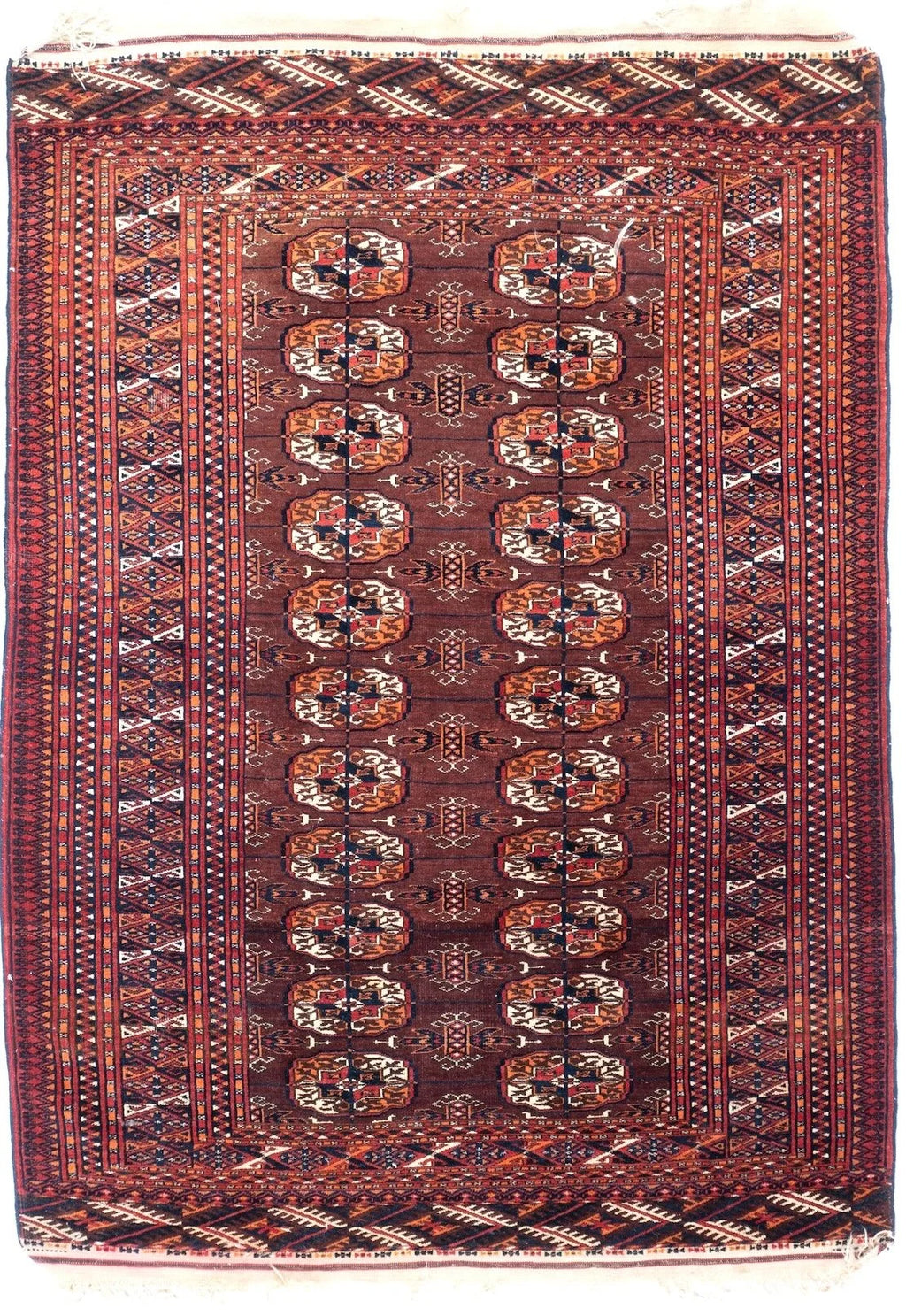 3x5 Tekke Turkish Antique Rug