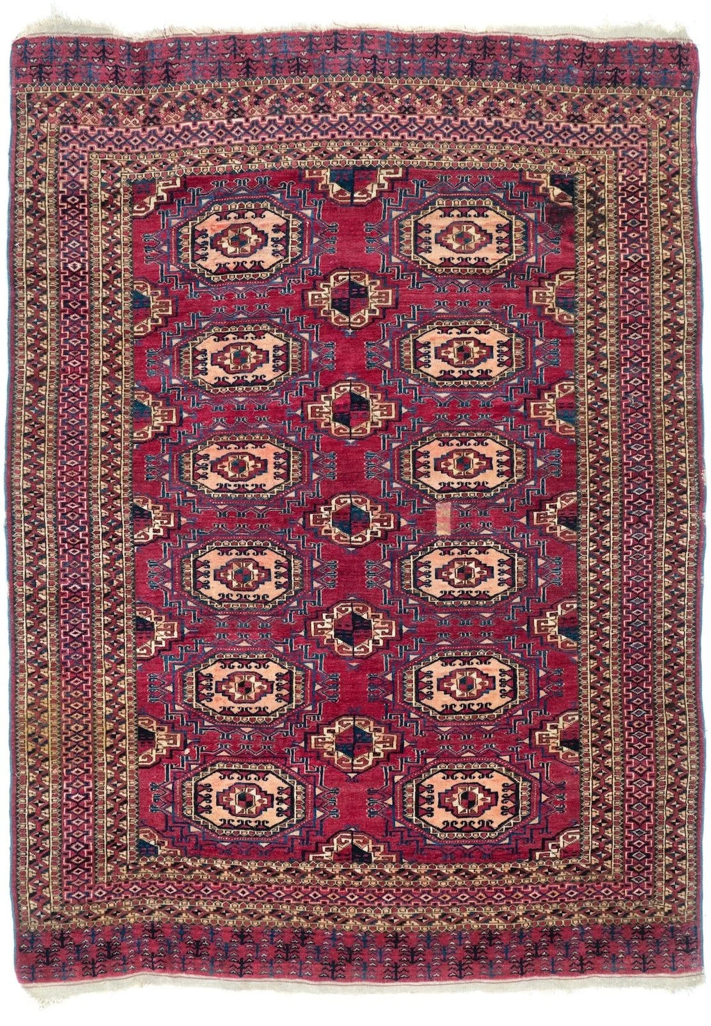 4x6 Yomud Turkish Antique Rug