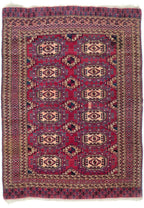 4x6 Yomud Turkish Antique Rug