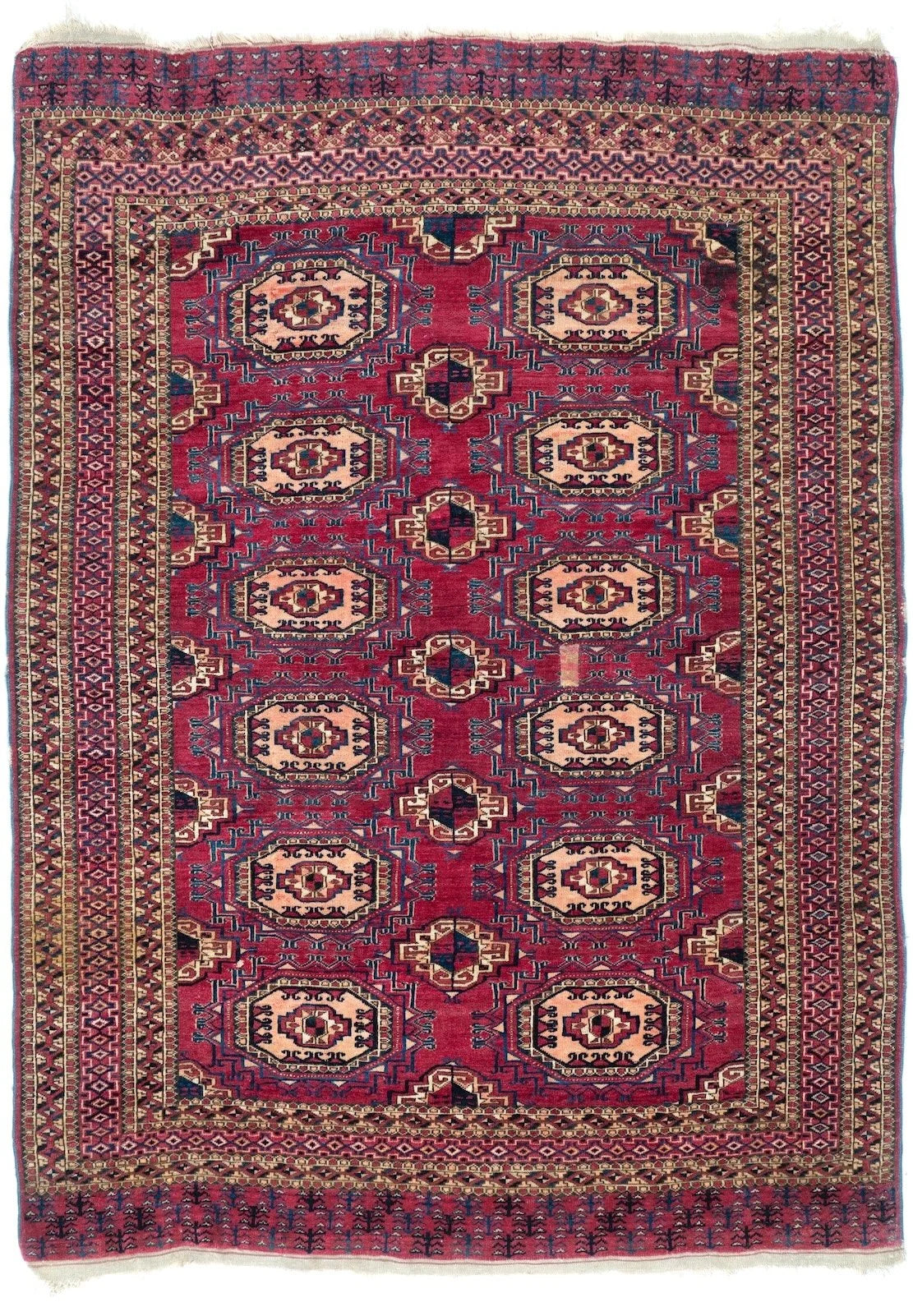4x6 Yomud Turkish Antique Rug
