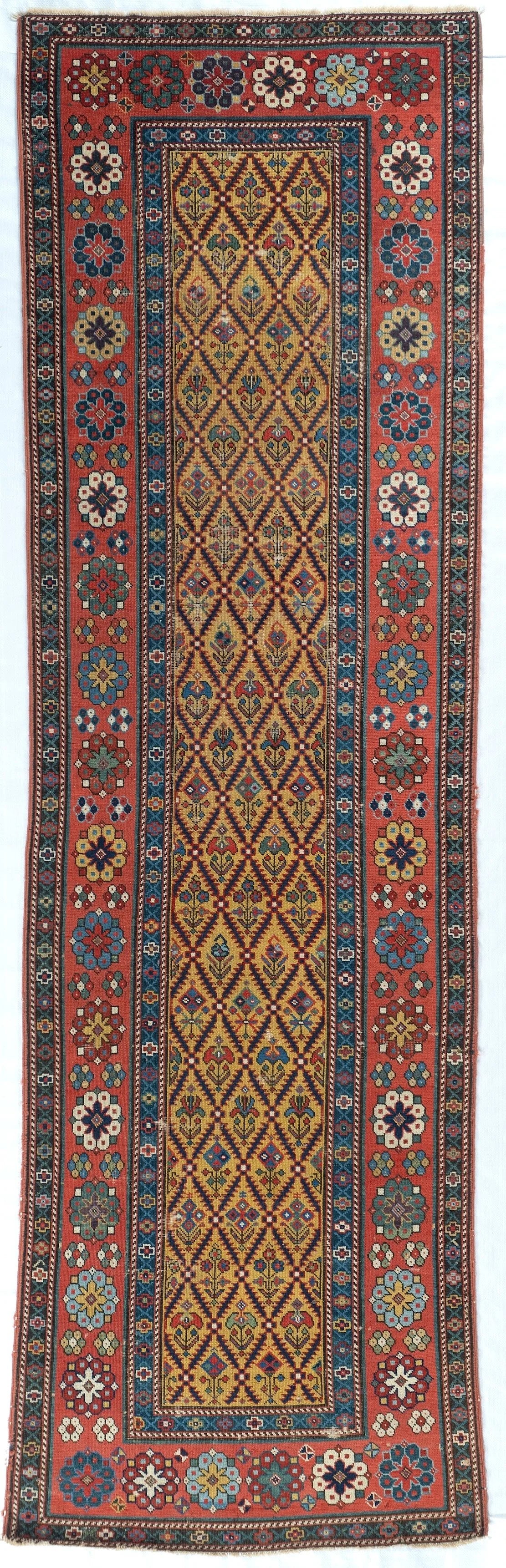 Runner Shirvan Caucasian Tribal Rug