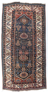 4'1"x7'8" Bibikabad, Antique