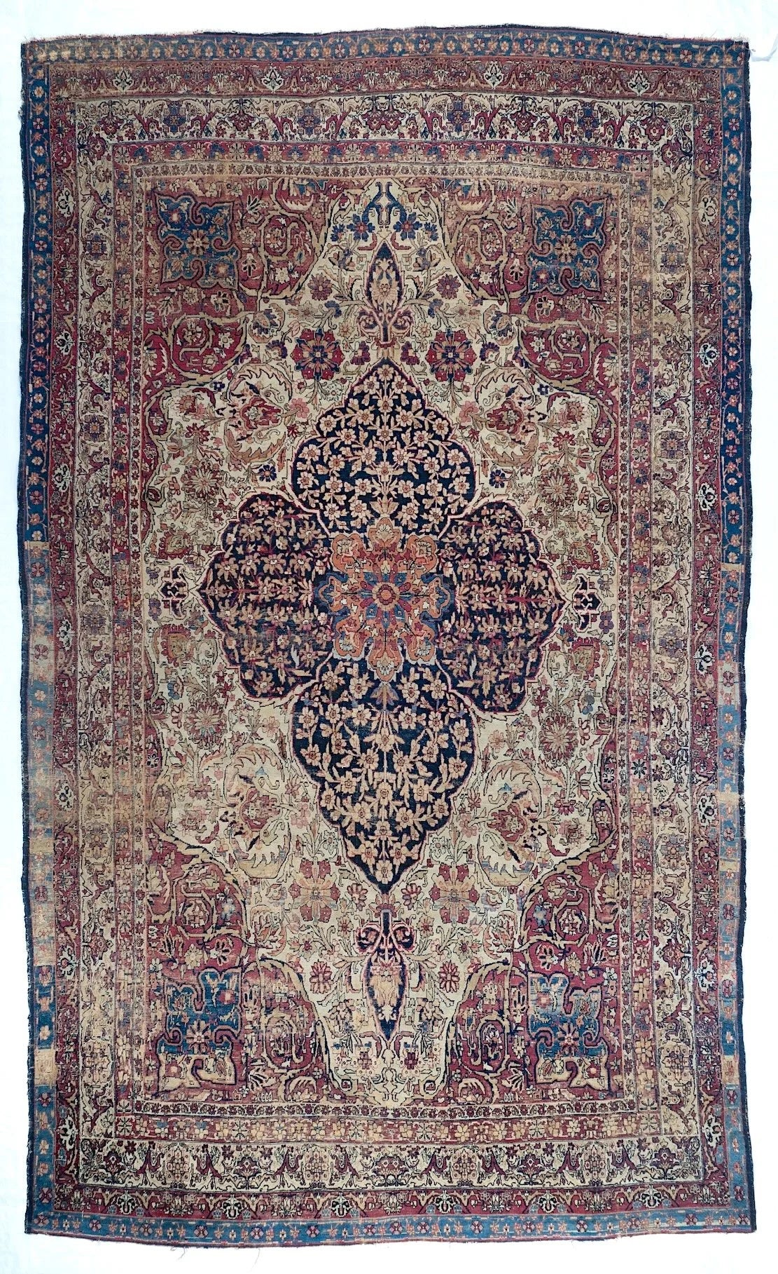 9x12 Kerman Persian Antique Rug