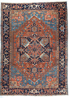 9x12 Heriz Persian Antique Rug