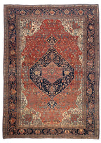 9x12 Farahan Persian Antique Rug