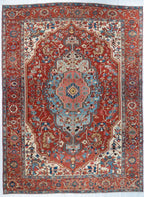 9'10"x13'4" Serapi, Antique