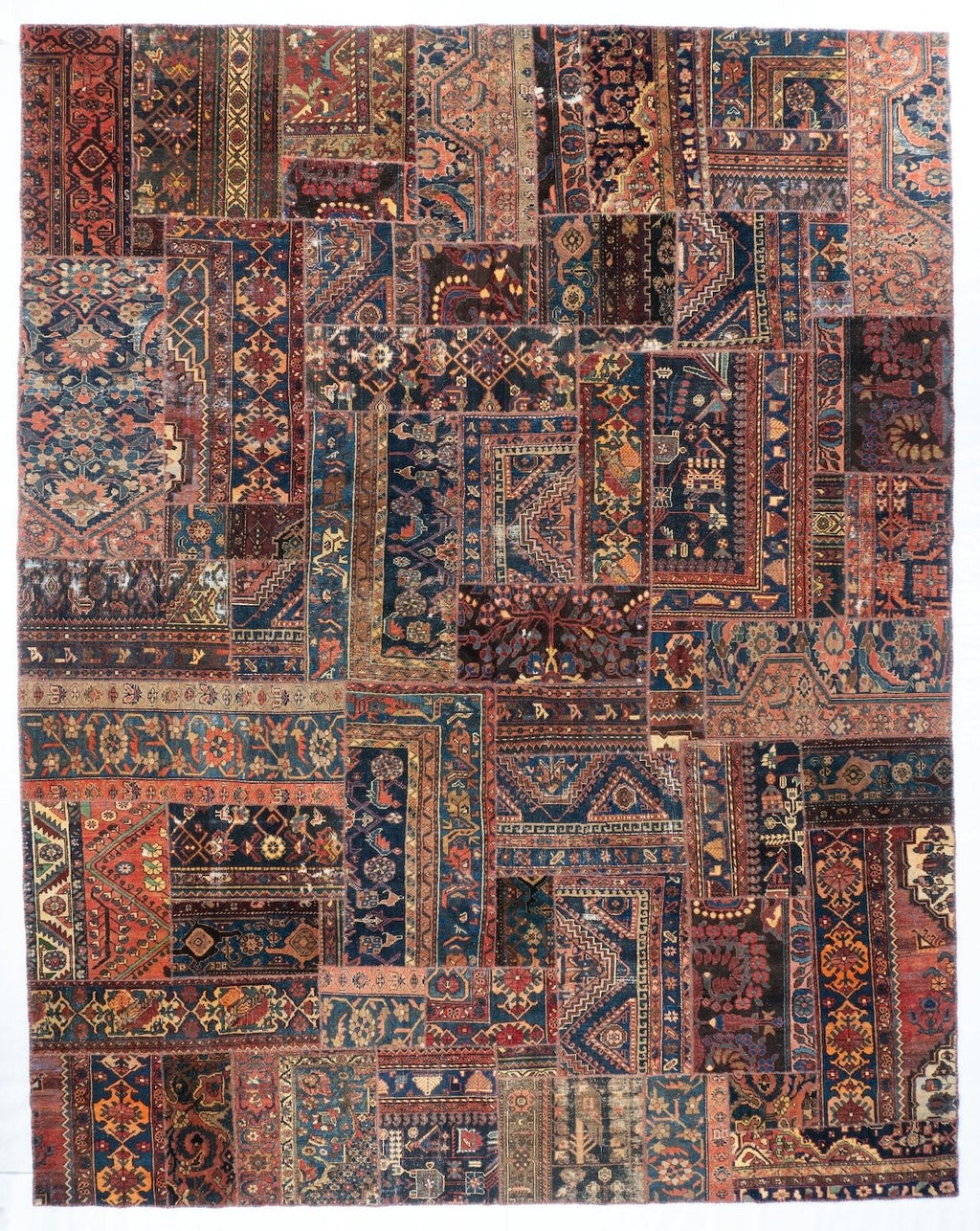 10x14 Patchwork Persian Traditional Rug
