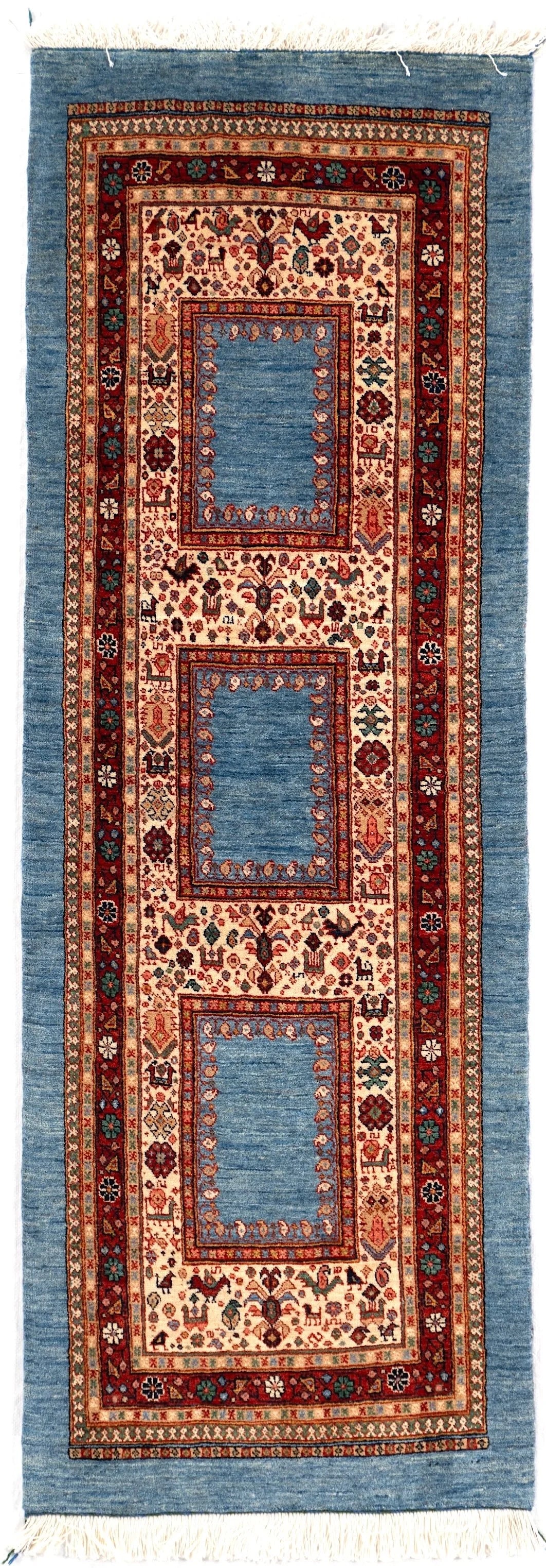 Runner Qashqaii Persian Tribal Rug