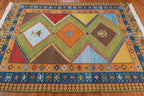 4'10"x6'8" Qashqaii, Tribal