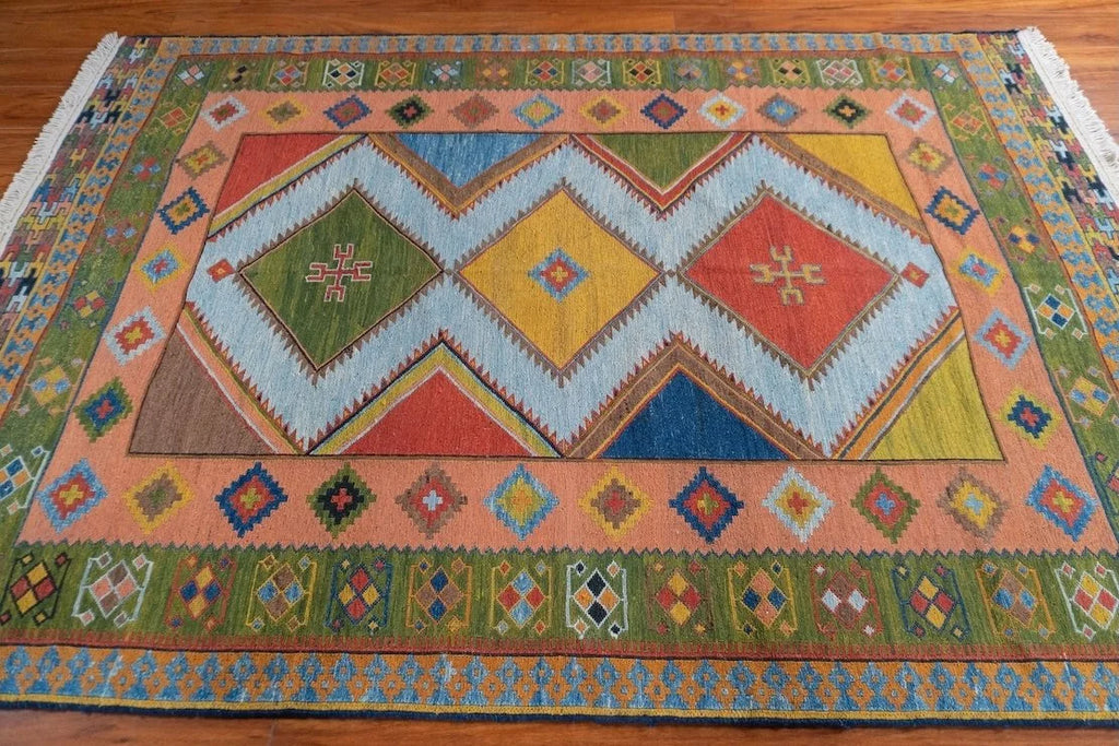 4'9"x6'10" Qashqaii, Tribal