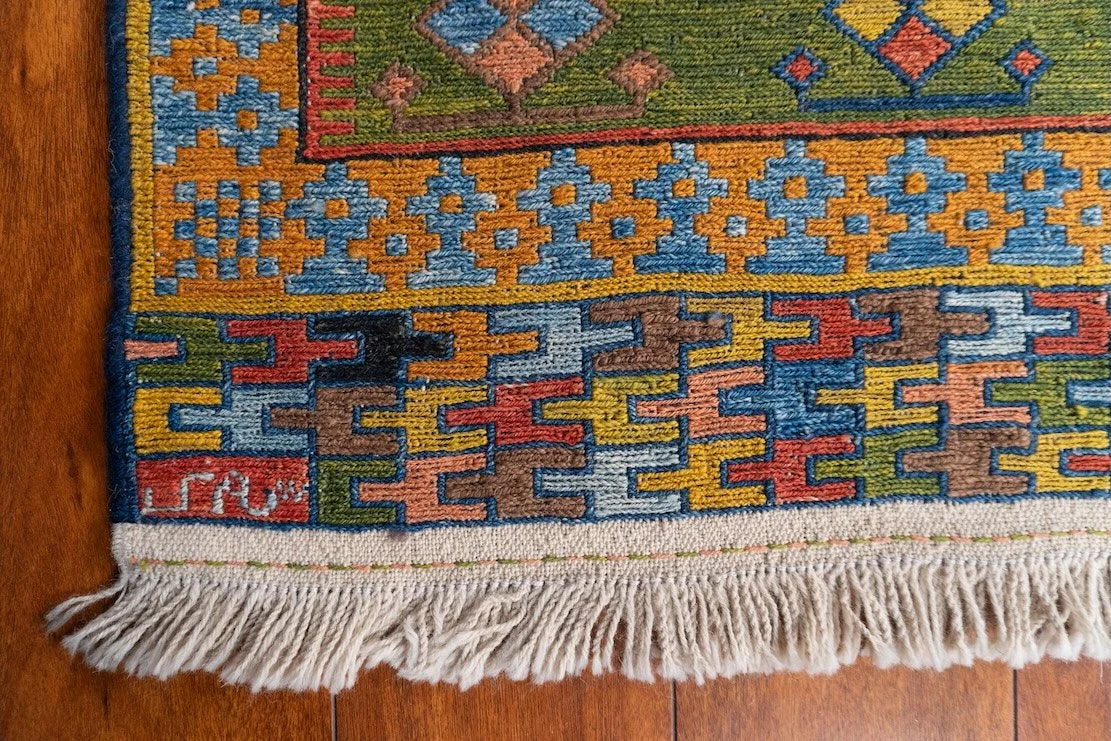 4'9"x6'10" Qashqaii, Tribal