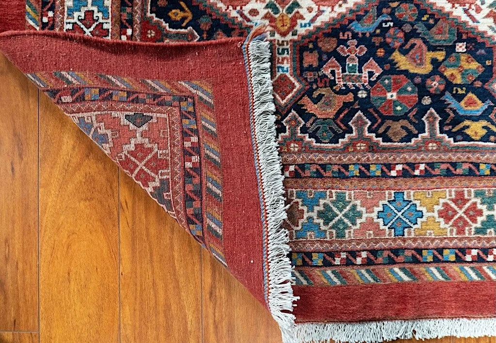 4'9"x6" Qashqaii, Tribal