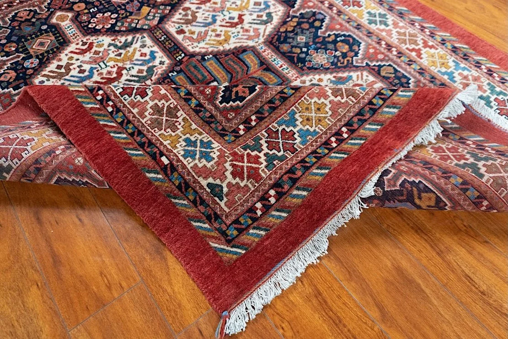 4'9"x6" Qashqaii, Tribal