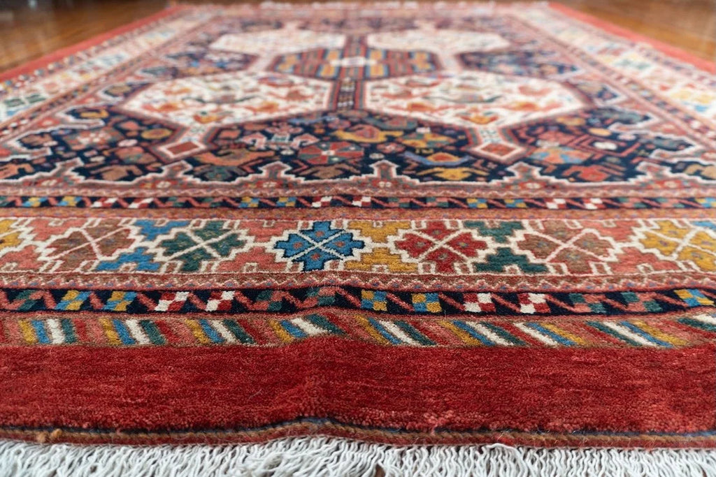 4'9"x6" Qashqaii, Tribal