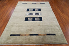 5'x7' Gabbeh, Modern