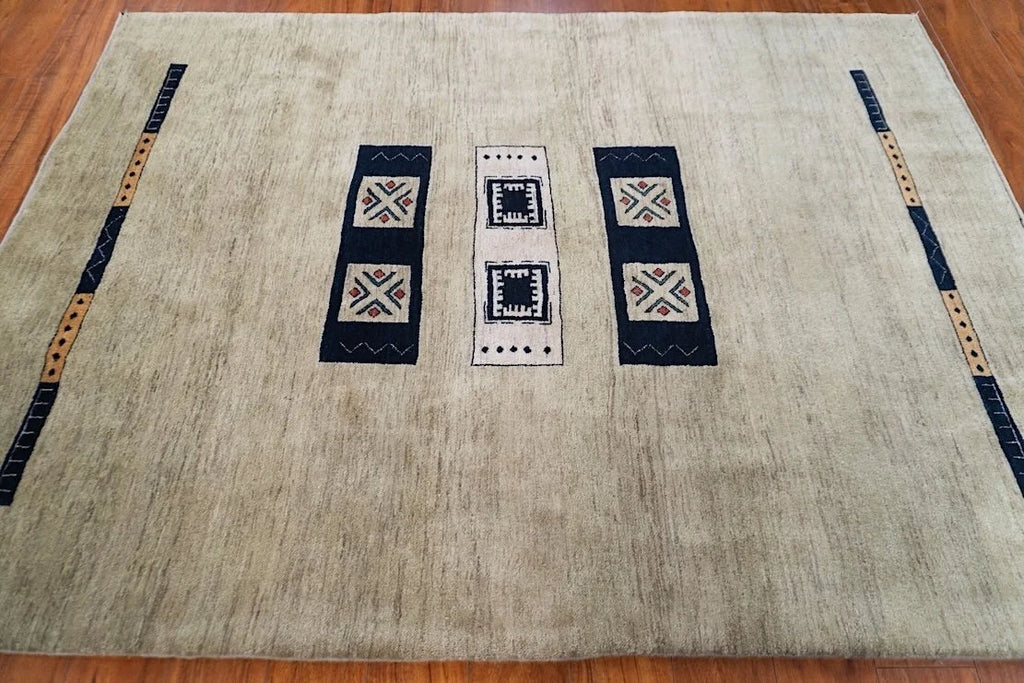 5'x7' Gabbeh, Modern