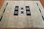 5'x7' Gabbeh, Modern